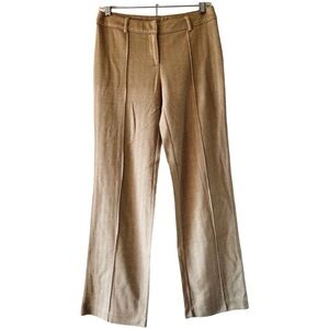 Express Womens Juniors Gold Shimmery Evening Party Dress Pants Slacks Size 3/4